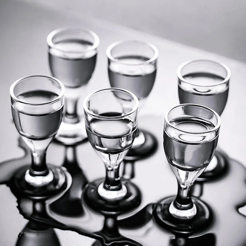 Wholesale 10ML X 6PCS/set Creative Transparent Household Small Wine Glass Liquor Spirit Glass Cup