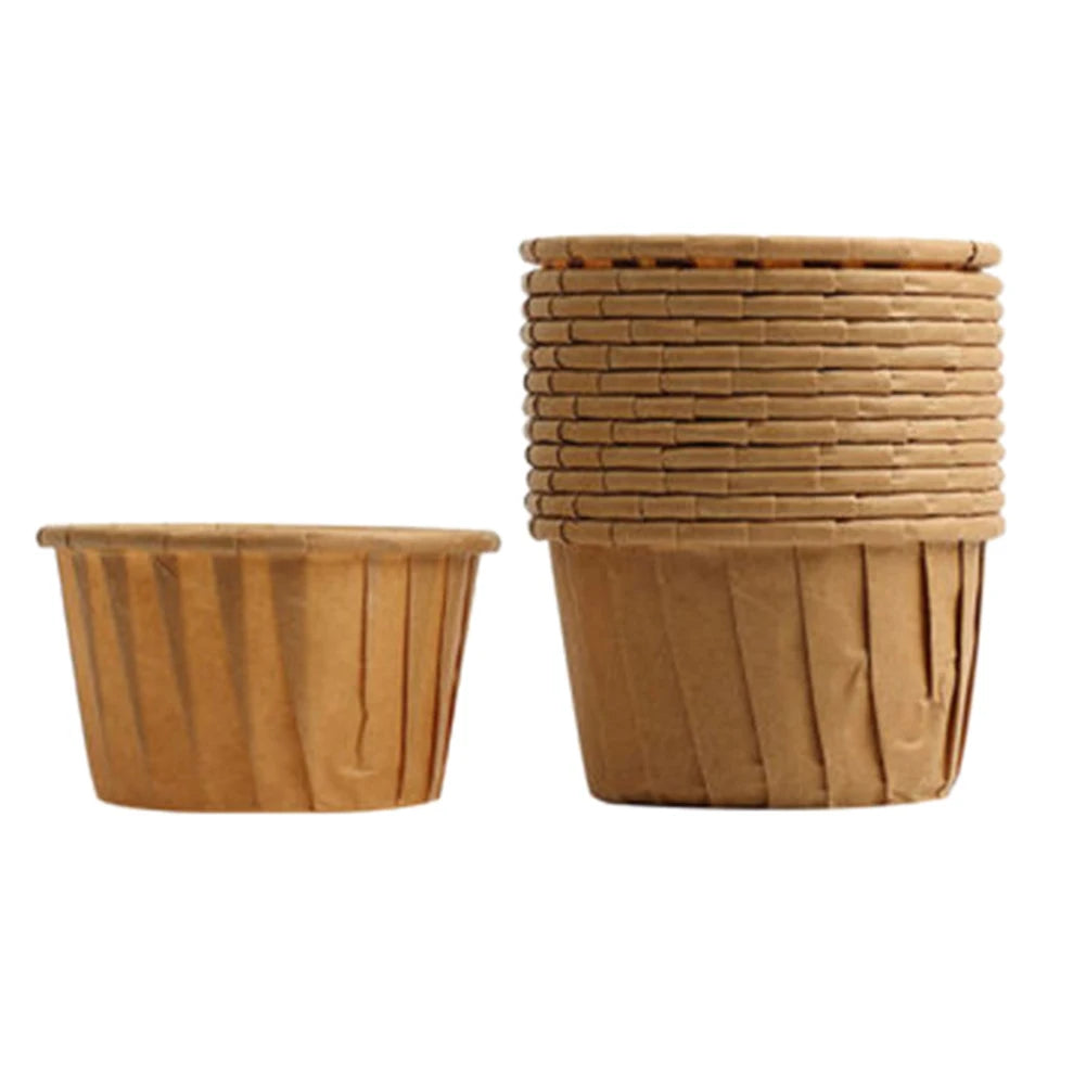 50pcs/pack Muffins Cup Paper Cupcake Wrappers Baking Cups Cases Muffin Boxes Cake Cup DIY Cake Tools Kitchen Baking Supplies