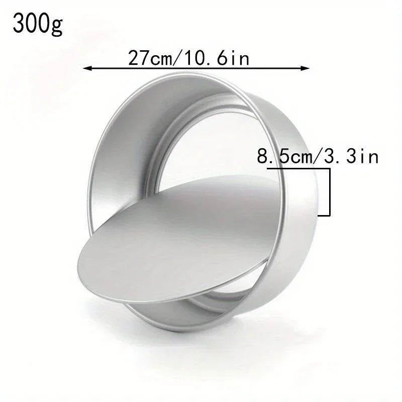 Non-Stick Round Removable Bottom Cake Pan Easy Release High Lift Cake Mold One,Model Chiffon Cake, Wedding, Small Party Baking