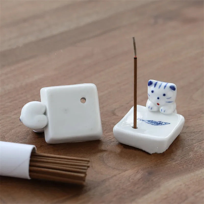 Creative Home Decor Backflow Stick Incense Holder Ceramic Censer Home Decoration Use In Home Teahouse