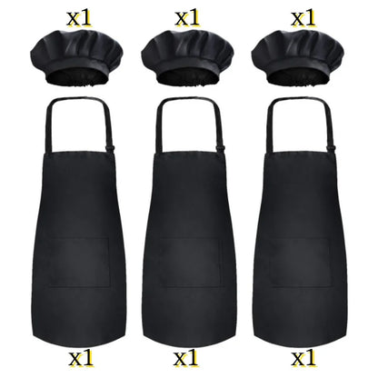 6-12 Pack Kids Painting Aprons with 2 Pockets Adjustable Chef Art Apron for Cooking Baking Painting Crafting Christmas Party