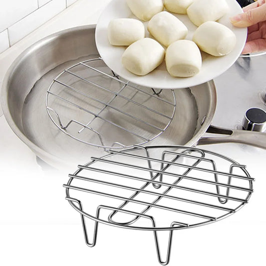 Stainless Steel Ultra Small Bottom Mesh Suitable for Snow Bowl Steaming Rack Outdoor Camping Picnic Steaming Rack