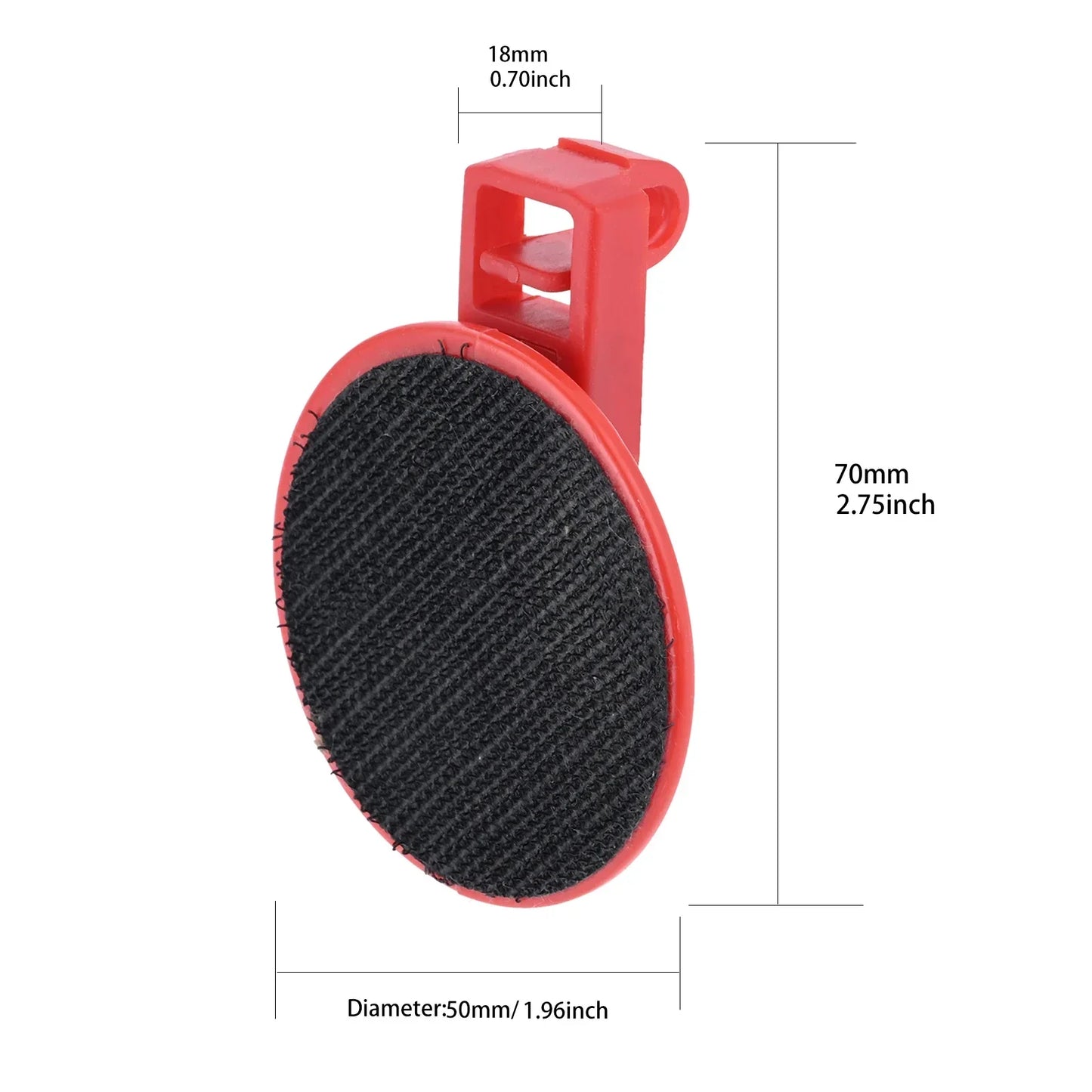 1pc Hole Plate Hook Red Plastic ABS Pegboard Hanger Tool Holder Wall Mounted Display Rack Hardware Storage Garage Organization