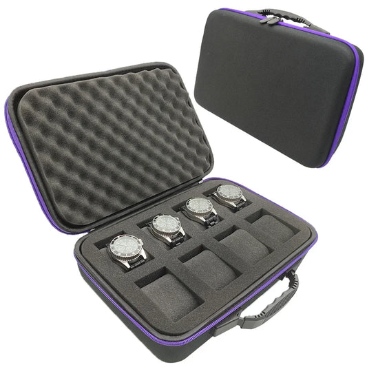 Hard Watch Storage Box Tool Storage Bag Canvas EVA Organizer Shockproof Sponge Carry Case Shell Zipper Protective Box