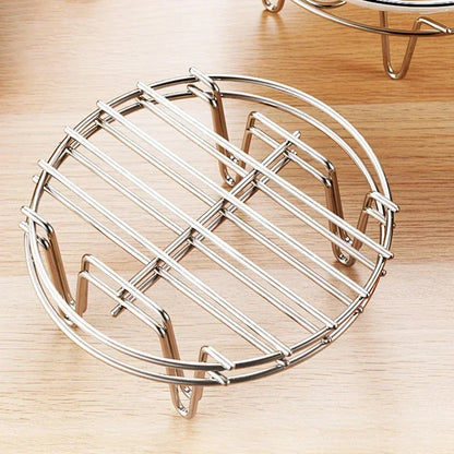 Stainless Steel Ultra Small Bottom Mesh Suitable for Snow Bowl Steaming Rack Outdoor Camping Picnic Steaming Rack