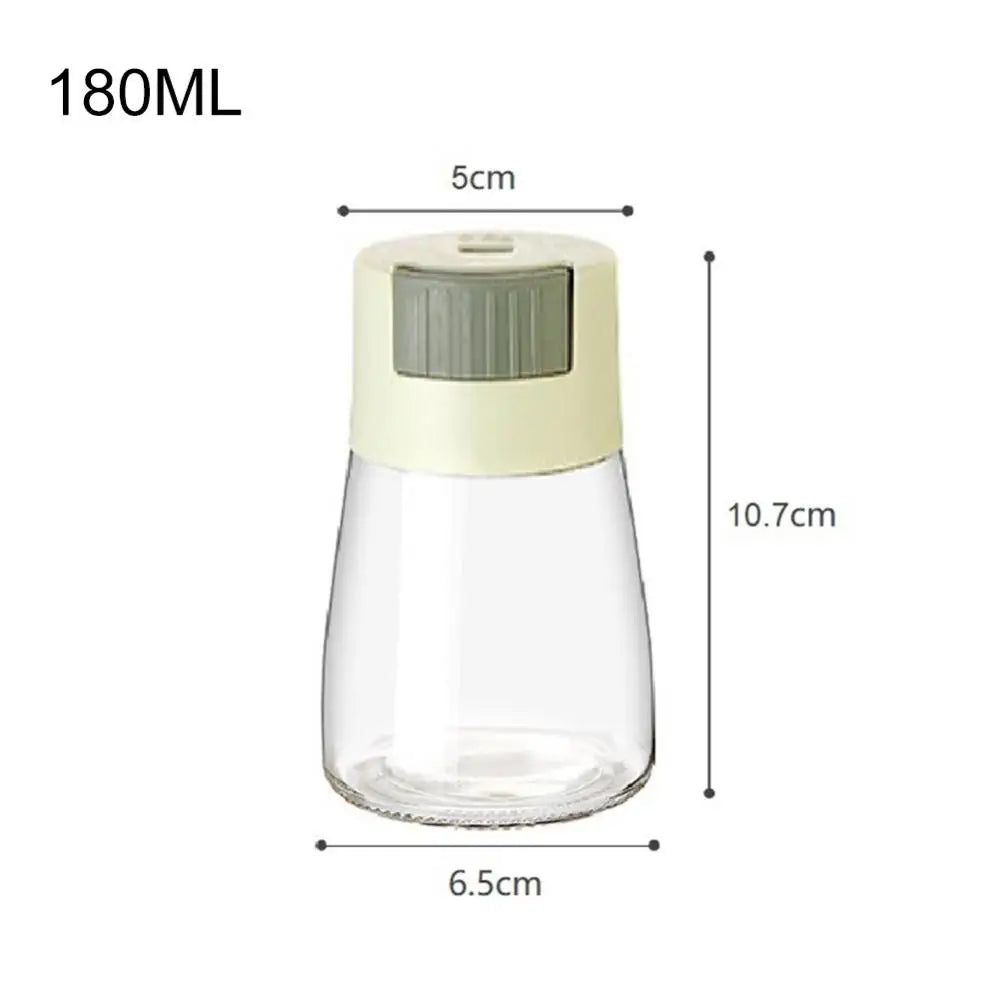 0.5g Metering Salt Shaker Push Type Salt Dispenser Salt Tank Sugar Bottle Spice Pepper Salt Shaker SpiceJar Can Seasoning Bottle
