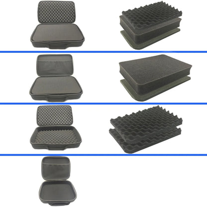 Shockproof Tools Case With Foam Waterproof EVA Storage Bags Hard Zipper Bag For Drill Tool Kit Carry Case Box For Camera