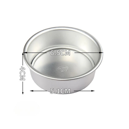 2-5 inch Aluminum Round Cake Bakeware solid bottom Chiffon Cake die for aluminum alloy DIY Home baking cake mold pan cake tin