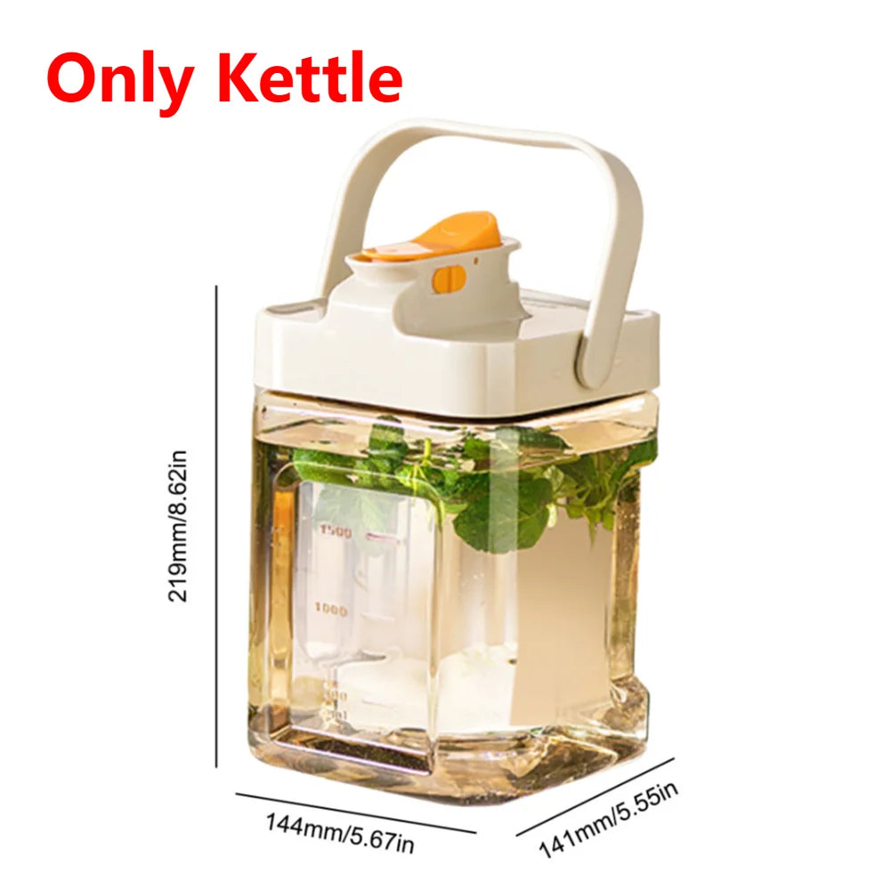 2.3L Beverage Dispenser with Spigot Refrigerator Beverage Liquid Drink Container Water Container for Party Picnic