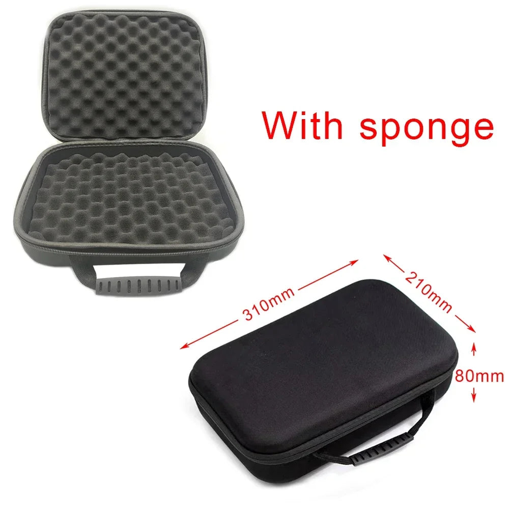 Shockproof Tools Case With Foam Waterproof EVA Storage Bags Hard Zipper Bag For Drill Tool Kit Carry Case Box For Camera