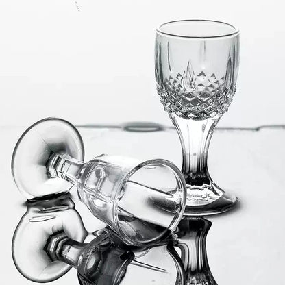 Wholesale 10ML X 6PCS/set Creative Transparent Household Small Wine Glass Liquor Spirit Glass Cup