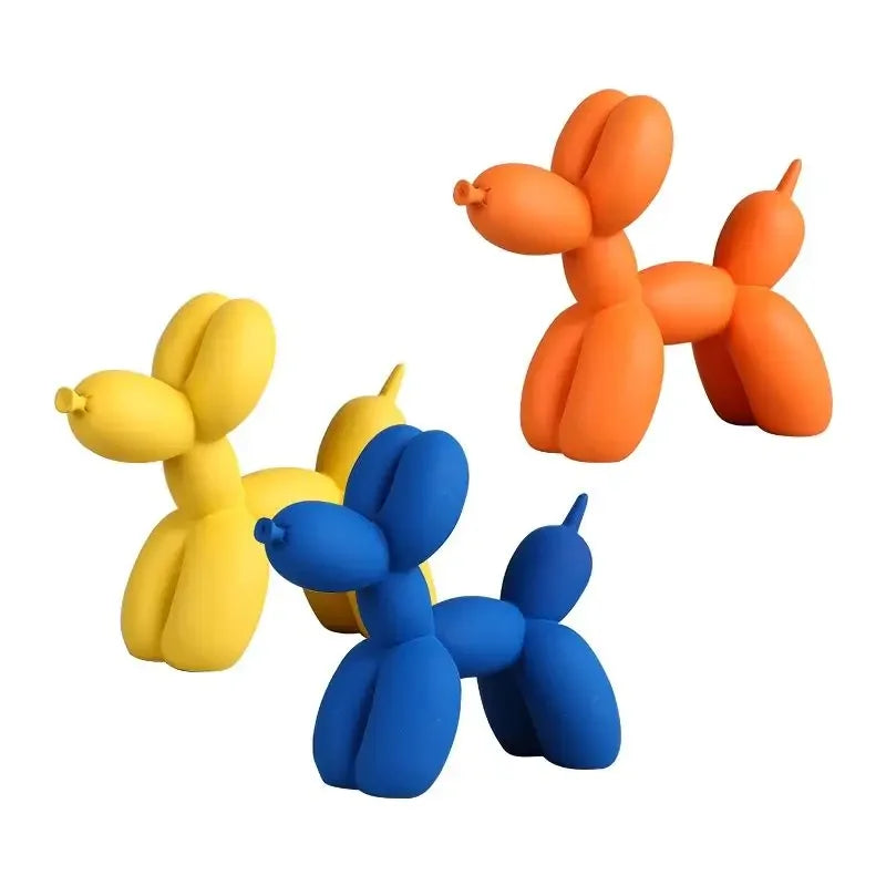 Nordic Balloon Dog Ornament Creative Cartoon Resin Craft Living Room Home Foyer Decoration Home Accessories  Home Decor