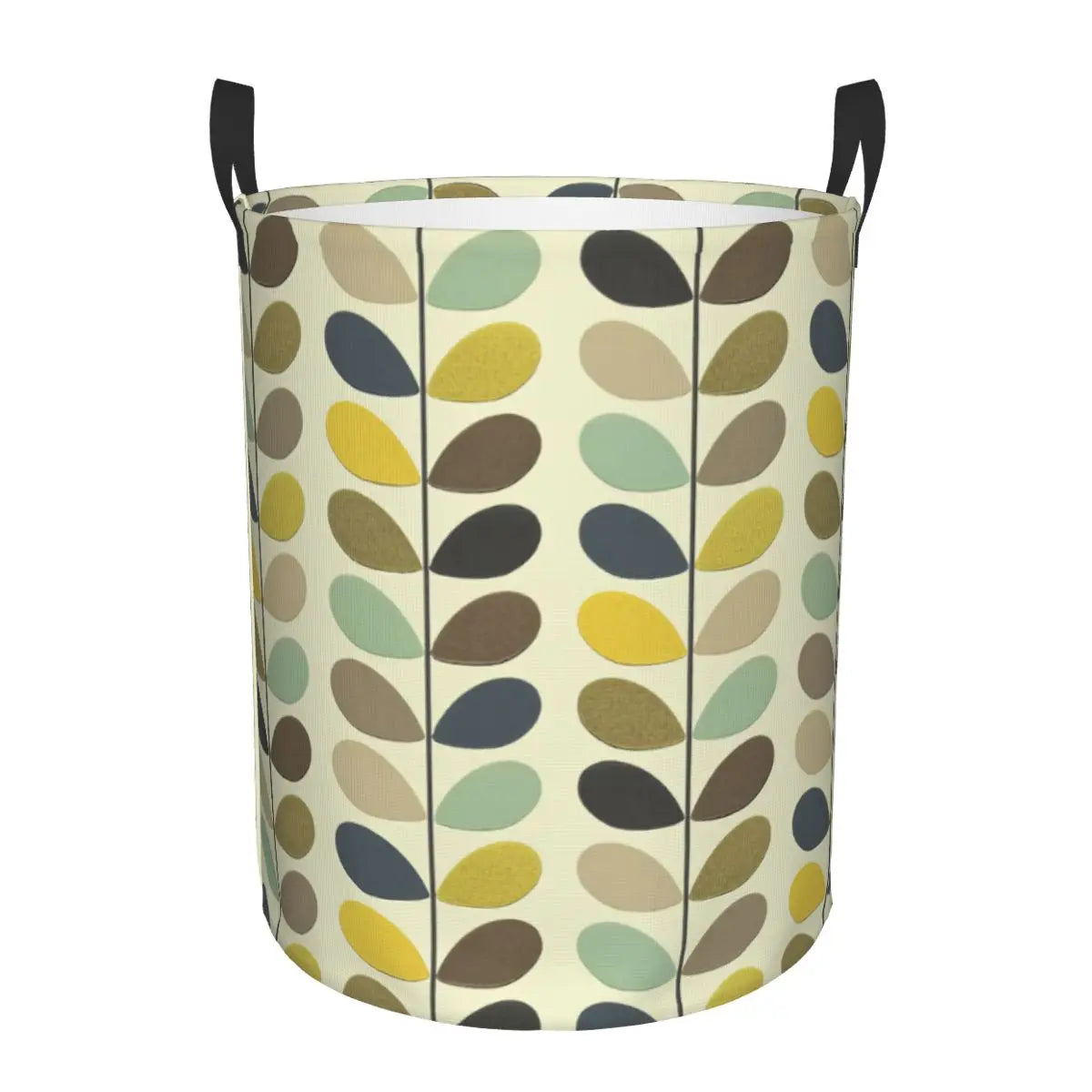 Custom Orla Kiely Multi Stem Flowers Laundry Basket Collapsible Scandinavian Style Toy Clothes Hamper Storage Bin for Kids
