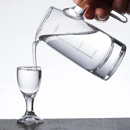 Wholesale 10ML X 6PCS/set Creative Transparent Household Small Wine Glass Liquor Spirit Glass Cup