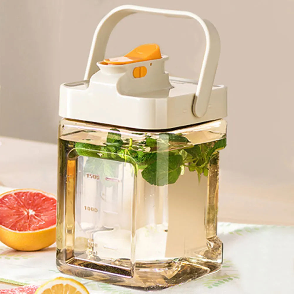 2.3L Beverage Dispenser with Spigot Refrigerator Beverage Liquid Drink Container Water Container for Party Picnic