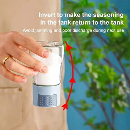 0.5g Metering Salt Shaker Push Type Salt Dispenser Salt Tank Sugar Bottle Spice Pepper Salt Shaker SpiceJar Can Seasoning Bottle
