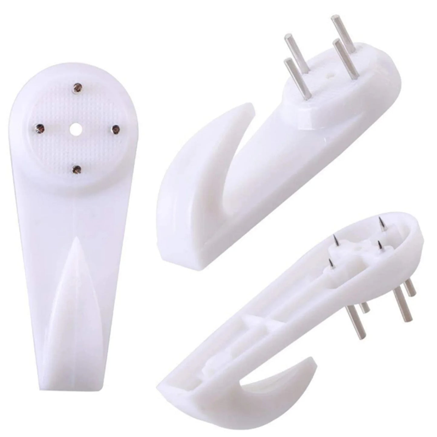 40 Pcs Invisible Nail Screws Wall Hooks No Trace Picture Hangers Traceless Multi-function Art Painting Frame Hanger