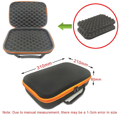 Watch Carry Case Shockproof Box Watch Storage Bags Organizer Protective Canvas EVA Hard Shell Zipper Tool Case