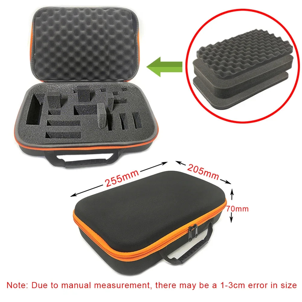 Hard Watch Storage Box Tool Storage Bag Canvas EVA Organizer Shockproof Sponge Carry Case Shell Zipper Protective Box