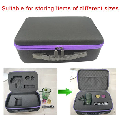 Watch Carry Case Shockproof Box Watch Storage Bags Organizer Protective Canvas EVA Hard Shell Zipper Tool Case