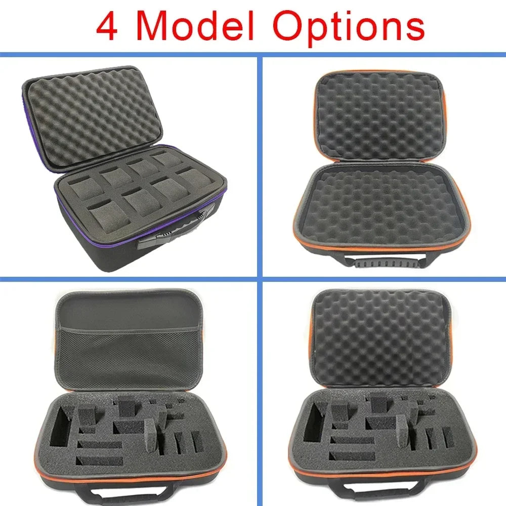 Watch Carry Case Shockproof Box Watch Storage Bags Organizer Protective Canvas EVA Hard Shell Zipper Tool Case