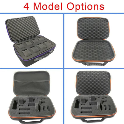 Watch Carry Case Shockproof Box Watch Storage Bags Organizer Protective Canvas EVA Hard Shell Zipper Tool Case