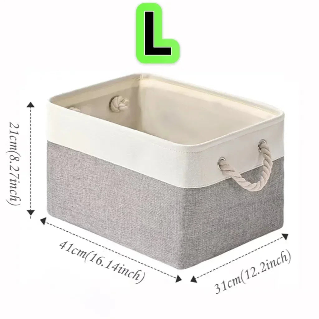 Multi-function Foldable Sundries Storage Basket Foldable Splicing Storage Box With Handle for Clothing Underwear Socks Organizer