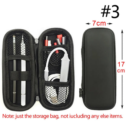 Zipper Bag For USB Cable Data Line Portable EVA Storage Bags For Pen Carry Case Box For Pouch Tech Gadgets Electric Accessories