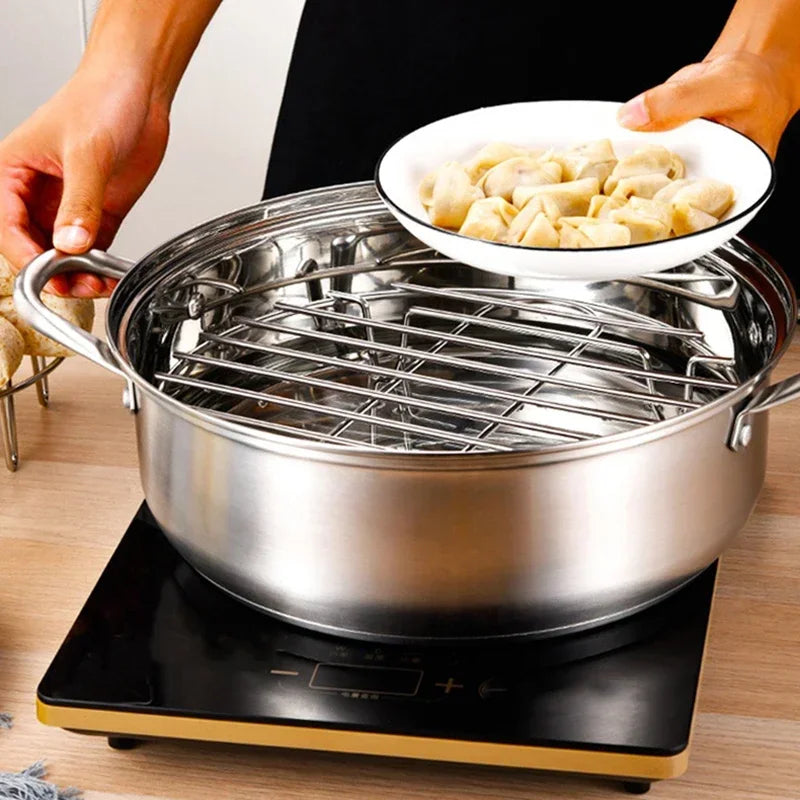 Stainless Steel Ultra Small Bottom Mesh Suitable for Snow Bowl Steaming Rack Outdoor Camping Picnic Steaming Rack