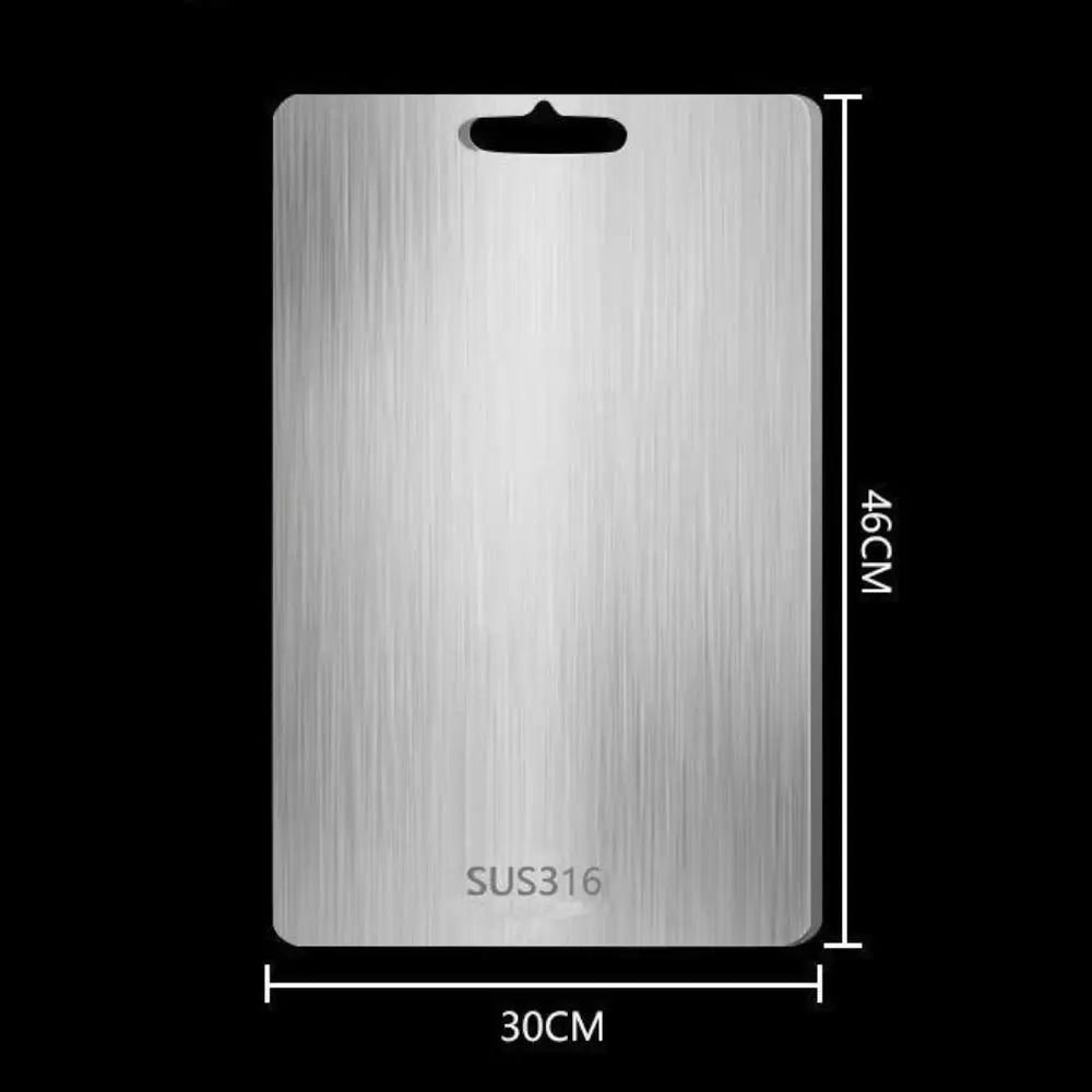 Thickened Stainless Steel Cutting Board Antibacterial and Mildew-proof Household Cutting Board Kitchen Kneading Dough Board