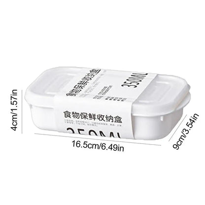 350/700/800/1600ml capacity Portable Refrigerator Freezer Organizers With Scale Food Fruit Storage Box For Fridge Food Storage