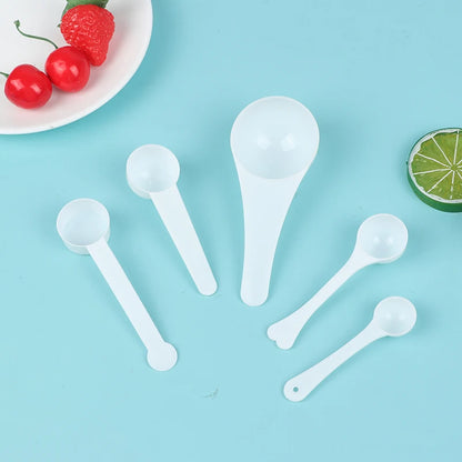 10Pcs 1g 3g 5g 10g Measuring Plastic Scoop Measuring Spoons Milk Powder Spoons