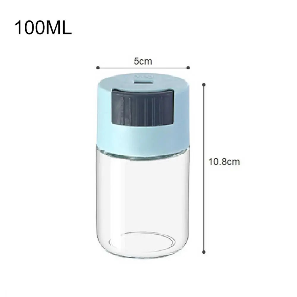 0.5g Metering Salt Shaker Push Type Salt Dispenser Salt Tank Sugar Bottle Spice Pepper Salt Shaker SpiceJar Can Seasoning Bottle