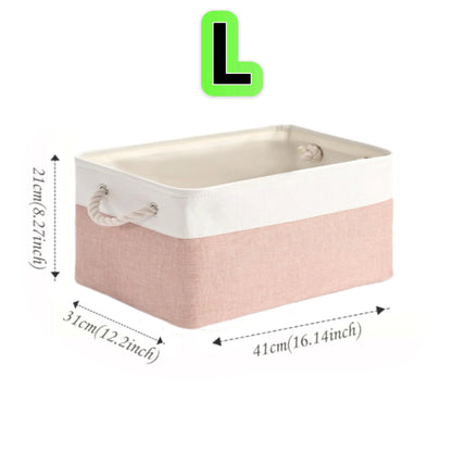 Multi-function Foldable Sundries Storage Basket Foldable Splicing Storage Box With Handle for Clothing Underwear Socks Organizer