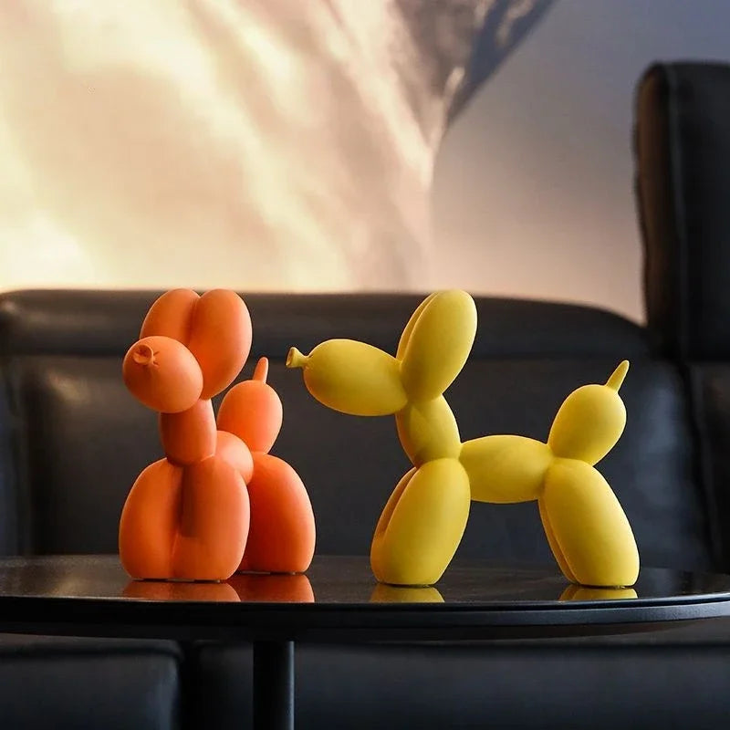 Nordic Balloon Dog Ornament Creative Cartoon Resin Craft Living Room Home Foyer Decoration Home Accessories  Home Decor