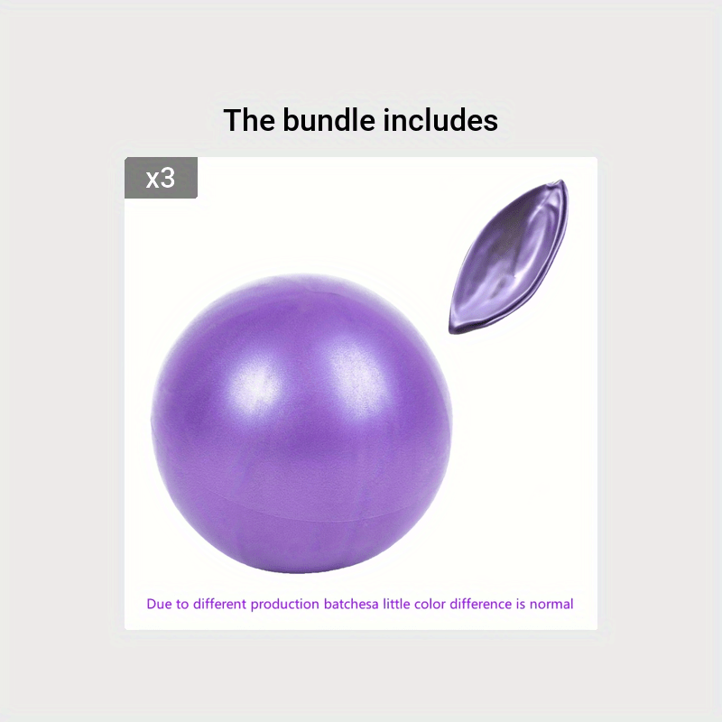1pc 9.84-Inch Mini Yoga Ball for Shaping, Pilates Ball for Glutes, Home Fitness Balance Ball