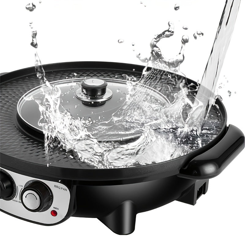 [Electric BBQ Grill Hot Pot] Smokeless Electric BBQ Grill and Hot Pot - Separable, Perfect for Home Cooking
