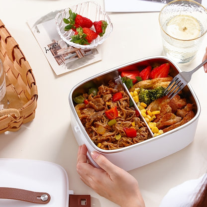 [Portable Electric Lunch Box] 2-in-1 1.8L Electric Lunch Box | Portable Food Heater for Car and Home Use - Kitchen Accessories