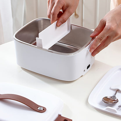 [Portable Electric Lunch Box] 2-in-1 1.8L Electric Lunch Box | Portable Food Heater for Car and Home Use - Kitchen Accessories